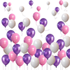 ballonnen paars roze wit